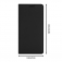 Чехол-книжка Dux Ducis Skin Pro для смартфона Xiaomi Redmi Note 14 Pro 4G, горизонтальный флип, искусственная кожа, накладка из термополиуретана, встроенные магниты для фиксации чехла в закрытом и открытом состоянии, отделение для платёжных карт / визиток, возможность трансформации чехла в подставку для просмотра видео, чёрный, синий, золотой, розовый, Киев, Київ