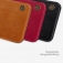 Чехол-книжка Nillkin (серия Qin) для смартфона Xiaomi Poco M4 Pro 5G / Xiaomi Redmi Note 11S 5G / Xiaomi Redmi Note 11T 5G / Xiaomi Redmi Note 11 5G (China), чехол-книжка, противоударный чехол, горизонтальный флип, пластик, искусственная кожа, PU, чёрный, коричневый, красный, Киев, Київ