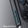 Чехол-накладка Dux Ducis (серия Fino) для смартфона Xiaomi Redmi Note 11 Pro / Xiaomi Redmi Note 11 Pro 5G / Xiaomi Redmi Note 11E Pro (China), поликарбонат, ПВХ, нейлоновое волокно, рама из термополиуретана, накладка для защиты блока камер, накладки на кнопки регулировки громкости, двойное отверстие для крепления ремешка, логотип «Dux Ducis», чёрный, синий, зелёный, фабричная упаковка, Киев, Київ