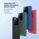 Чохол-накладка Nillkin Super Frosted Shield Pro для смартфона Xiaomi 14, задня панель з полікарбоната + рама з термополіуретана, поєднання жорсткості з гнучкістю, додатковий захист кутів смартфона кутовими бамперами, накладки на кнопки живлення й регулювання гучності, чорний, синій, зелений, червоний, Київ, Киев