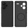 Чохол-накладка з вбудованим магнітом Nillkin Super Frosted Shield Pro Magnetic для смартфона Xiaomi Redmi Note 13 Pro+, MagSafe, задня панель з полікарбоната, рама з термополіуретана, захист кутів смартфона «повітряними подушками», накладки на кнопки живлення й регулювання гучності, вбудоване магнітне кільце з 36-х неодимових магнітів N52, подвійний отвір для кріплення ремінця, Київ, Киев