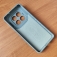 Чохол-накладка з відкидною підставкою для Xiaomi Redmi Note 14 Pro+ 5G, термополіуретан із м'якою підкладкою (флок), алюміній, текстура у вигляді концентричних кіл, відкидна алюмінієва рама блоку камер, підставка для перегляду відео, накладки на кнопки живлення та регулювання гучності, подвійний отвір для кріплення ремінця, Київ, Киев