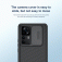 Чехол с защитной шторкой для камеры Nillkin CamShield Pro для смартфона Xiaomi 12T / Xiaomi Redmi K50 Ultra, задняя панель из поликарбоната + рама из термополиуретана, дополнительная защита углов смартфона «воздушными подушками», шторка-слайдер для защиты камеры от механических воздействий, накладки на кнопки регулировки громкости, чёрный, синий, Киев, Київ