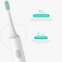 Электрическая зубная щётка Xiaomi Mijia Sonic Electric Toothbrush T300, MES602, ABS пластик, сменные чистящие насадки со щетинками от компании DuPont, 31000 колебаний щетинок в минуту, 2 режима чистки, влагозащита IPX7 (щётку можно мыть в воде), батарея 700 мА/ч, одного заряда хватает до 25 дней, зарядка до 100% за 4 часа, USB Type-C, светодиодная индикация режимов работы и зарядки, белый, Киев