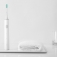 Электрическая зубная щётка Xiaomi Mijia Sonic Electric Toothbrush T300, MES602, ABS пластик, сменные чистящие насадки со щетинками от компании DuPont, 31000 колебаний щетинок в минуту, 2 режима чистки, влагозащита IPX7 (щётку можно мыть в воде), батарея 700 мА/ч, одного заряда хватает до 25 дней, зарядка до 100% за 4 часа, USB Type-C, светодиодная индикация режимов работы и зарядки, белый, Киев