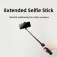 Монопод / штатив для селфі з функцією зума Xiaomi Zoom Stand Selfie Stick 2, XMBJZPGO2YM, тримач для смартфона з двоплощинним поворотним механізмом, підключення по bluetooth, знімний багатофункціональний bluetooth пульт ДК, Cold Shoe Mount, розкладається на 830 мм, Киїі, Киев