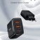 Сетевое зарядное устройство Baseus Compact Quick Charger 30 Вт (USB + USB + USB Type-C), CCXJ-E01, CCXJ-E02, материал корпуса: негорючий пластик, поддержка одновременной зарядки трёх устройств, порт USB Type-C поддерживает быструю зарядку и USB Power Delivery 3.0 до 30 Вт, совместимость с большинством стандартов быстрой зарядки, умная зарядка (автоматический подбор параметров зарядки для различных устройств), многоуровневая защита от замыканий, перегрузок, перегрева и т. п., Киев