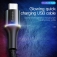 Светящийся кабель Baseus Halo (USB – microUSB), луженая медь, термопластичный эластомер и нейлоновая оплётка высокой плотности, разъёмы из алюминиевого сплава, светящееся кольцо вокруг коннектора microUSB светится при зарядке разными цветами, быстрая зарядка Qualcomm Quick Charge 3.0, максимальный ток зарядки: 3 А, скорость передачи данных до 480 Мб/с, встроенный смарт-чип для безопасной быстрой зарядки, застёжка Velcro (липучка), длина кабеля 50 см, чёрный, красный, Киев