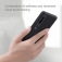 Текстурированный чехол-накладка Nillkin для смартфона Xiaomi Mi10 Pro, textured case, противоударный бампер, рифлёный пластик с нейлоновым волокном, рама из термополиуретана, логотип Nillkin, двойное отверстие для крепления ремешка, чёрный, Киев