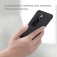 Текстурированный чехол-накладка Nillkin для смартфона Xiaomi Mi10 Ultra, textured case, противоударный бампер, рифлёный пластик с нейлоновым волокном, рама из термополиуретана, логотип Nillkin, двойное отверстие для крепления ремешка, чёрный, Киев